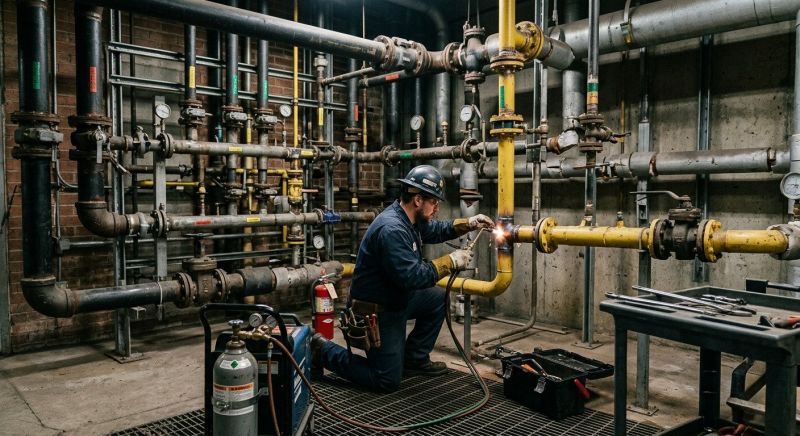 Commercial Gas Line Service in Denver County, CO