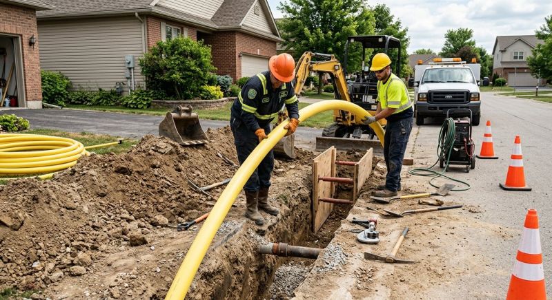 Gas Line Rerouting in Austin, TX