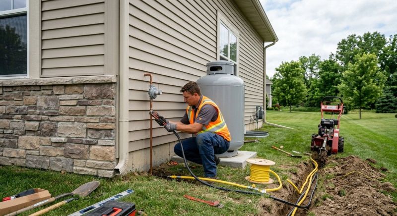 Propane Line Installation in San Antonio, TX