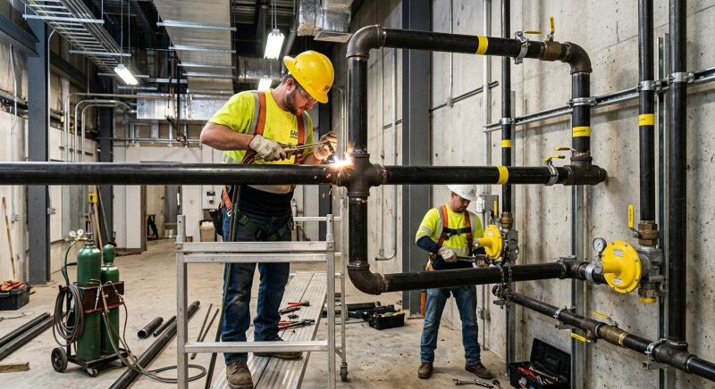 Commercial Gas Installation in Fredericksburg, VA