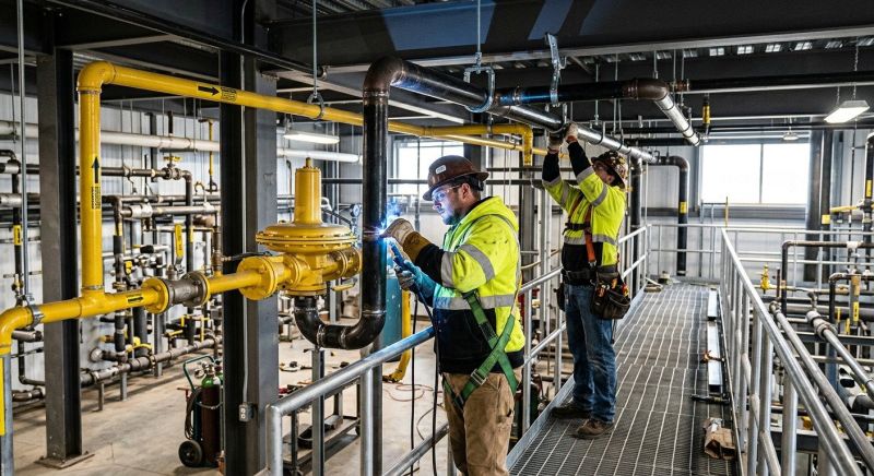 Commercial Gas Piping in Fredericksburg, VA