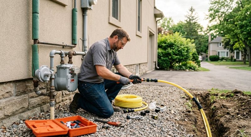 Gas Line Plumbing in Fredericksburg, VA