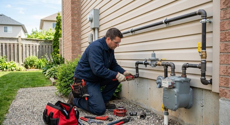 Gas Line Rerouting in Fredericksburg, VA