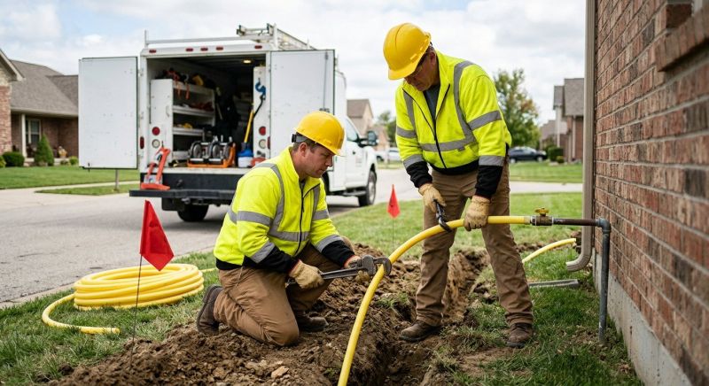 Gas Line Rerouting in Kansas City, MO