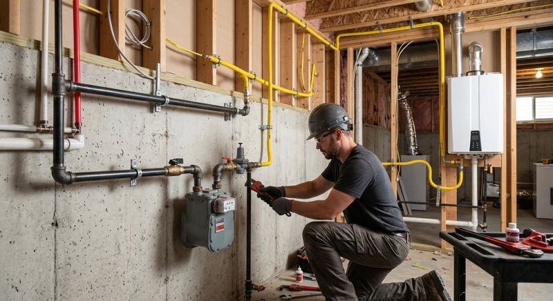 Gas Plumbing Installation in Fredericksburg, VA