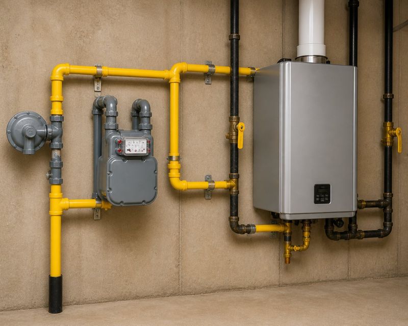 Gas Plumbing Installation in Fredericksburg, VA