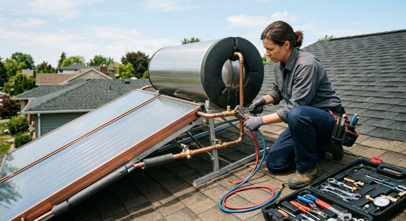 Solar Water Heater Maintenance in Denver, CO